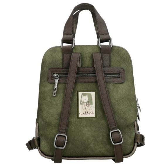 ANEKKE Mochila Estampada de Alças Curtas Amphora Verde | Ref. 280.42715-303