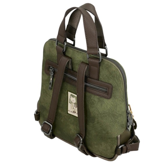 ANEKKE Mochila Estampada de Alças Curtas Amphora Verde | Ref. 280.42715-303