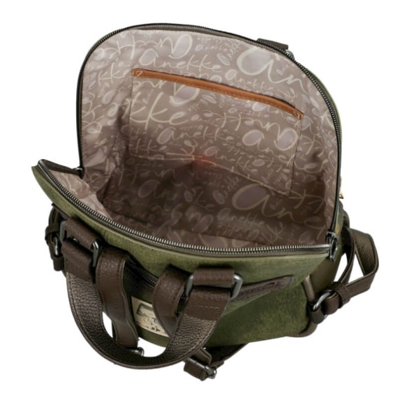 ANEKKE Mochila Estampada de Alças Curtas Amphora Verde | Ref. 280.42715-303