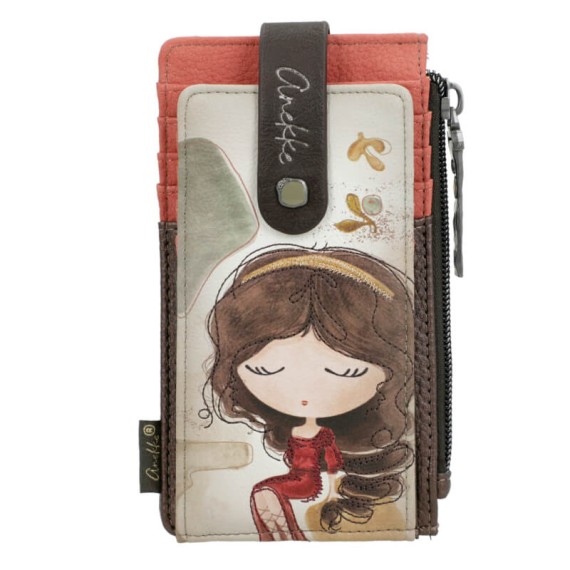 ANEKKE Porta-Cartões RFID Muse Castanho | Ref. 280.42709-013