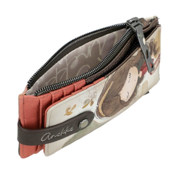 ANEKKE Porta-Cartões RFID Muse Castanho | Ref. 280.42709-013