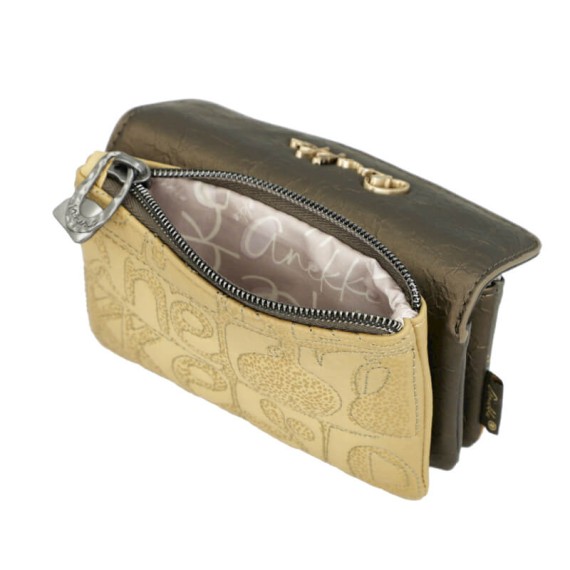 ANEKKE Porta-Moedas com Aba Amphora Castanho | Ref. 280.42719-025