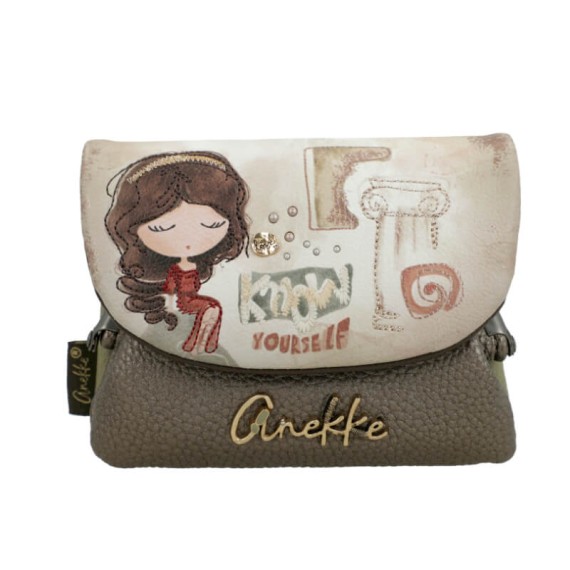 ANEKKE Porta-Moedas Envelope Muse Verde Azeitona | Ref. 280.42709-016