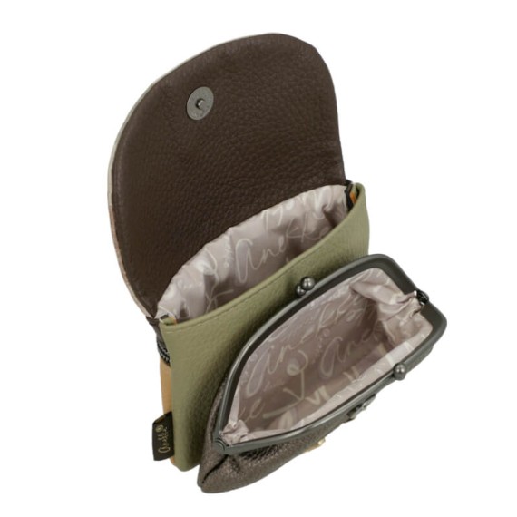 ANEKKE Porta-Moedas Envelope Muse Verde Azeitona | Ref. 280.42709-016
