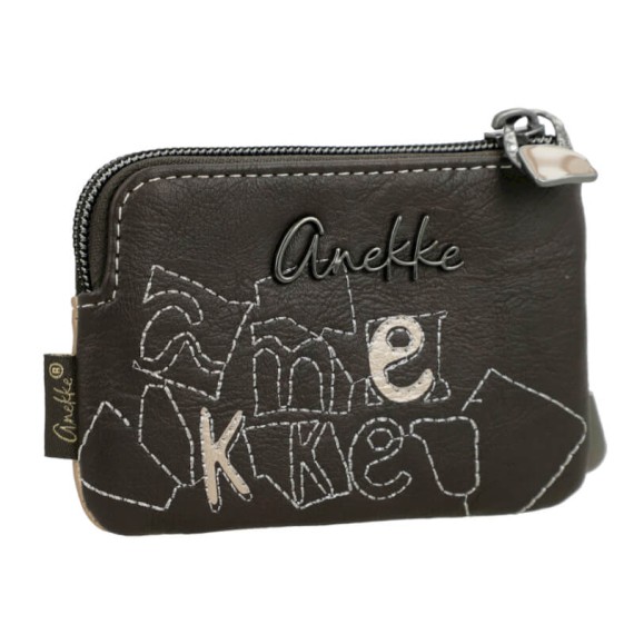 ANEKKE Porta-Moedas Pequeno Bloom Castanho | Ref. 280.42729-019