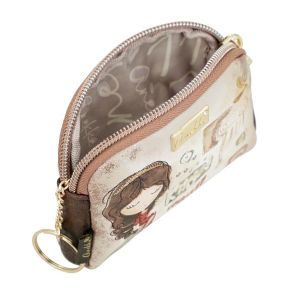 ANEKKE Porta-Moedas Pequeno Muse Castanho | Ref. 280.42709-018