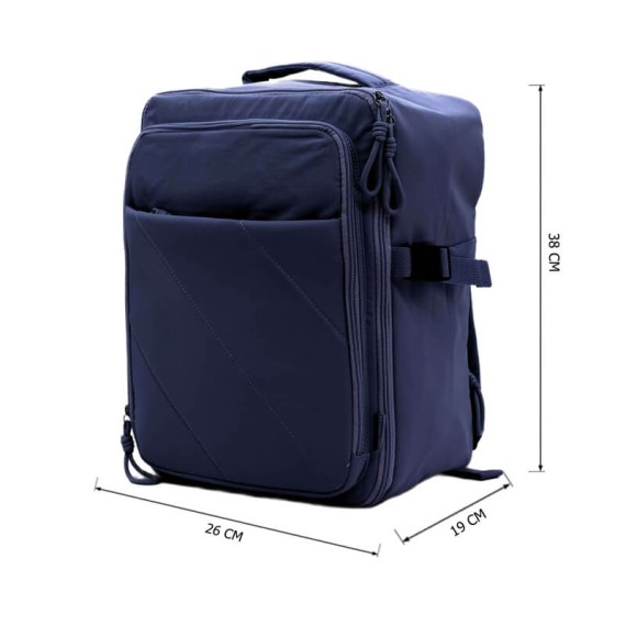 BENZI Mochila Ryanair/Vueling/Wizz 38x26x19cm Azul Escuro | Ref. 288.BZ5854AE