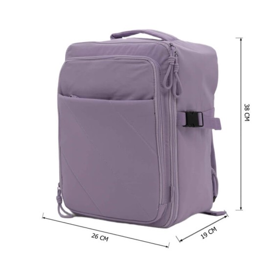 BENZI Mochila Ryanair/Vueling/Wizz 38x26x19cm Lilás | Ref. 288.BZ5854L