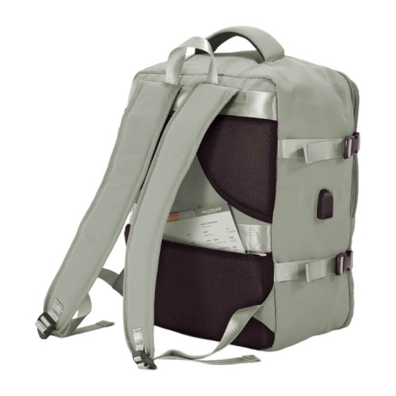 BENZI Mochila Ryanair/Vueling/Wizz 40x30x20cm Verde Seco | Ref. 288.BZ5894V