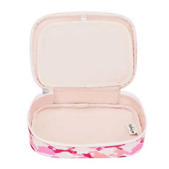 Estojo Escolar KIPLING 100 Pens Pink Palm | Ref. 187.KI60021BV