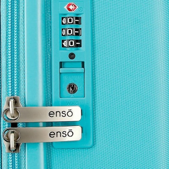 Mala de Cabine / Trolley 55cm 4R Enso STITCH Playful Turquesa | Ref. 186.3199146
