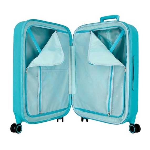 Mala de Viagem Média 70cm 4R Exp. Enso STITCH Playful Turquesa | Ref. 186.3199246