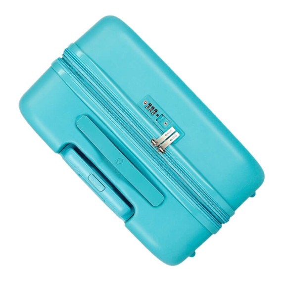 Mala de Viagem Média 70cm 4R Exp. Enso STITCH Playful Turquesa | Ref. 186.3199246