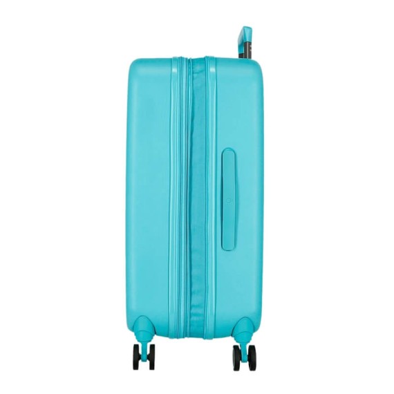 Mala de Viagem Média 70cm 4R Exp. Enso STITCH Playful Turquesa | Ref. 186.3199246