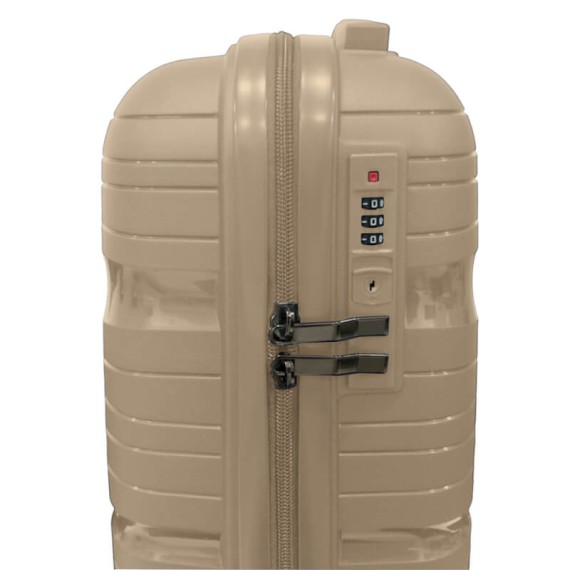 Mala de Cabine 45cm 4R Amovíveis Easyjet TALENT 22 Champanhe | Ref. 337.22CH