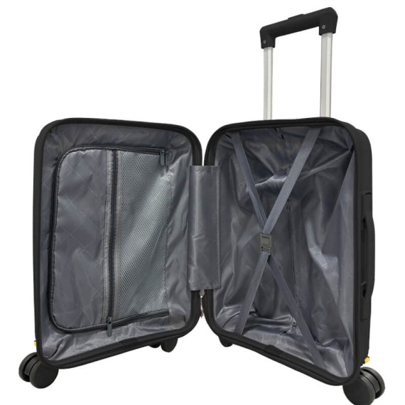 Mala de Cabine 45cm 4R Amovíveis Easyjet TALENT 44 Preta | Ref. 337.44P