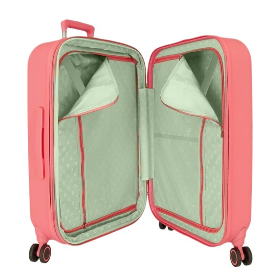 Mala de Viagem Média 70cm 4R Exp. Enso STITCH Playful Coral | Ref 186.3199241