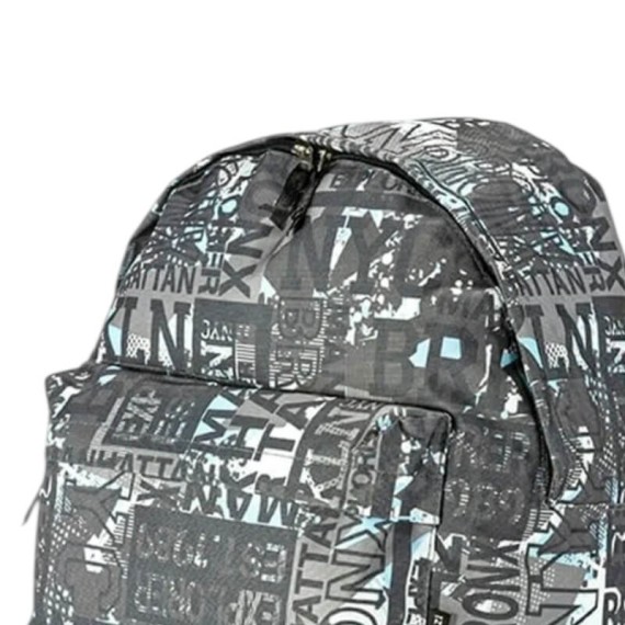 Mochila Casual 42Cm Benzi BZ5744 Cinza/Azul NYC | Ref. 288.BZ5744CA
