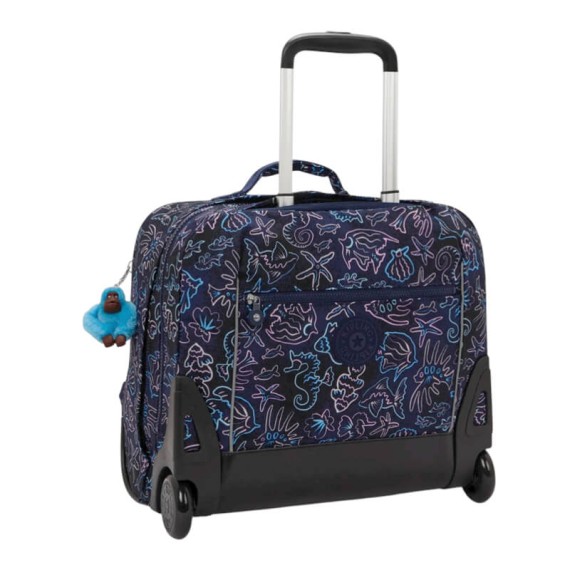 Mochila Escolar com Rodas KIPLING Giorno Disco Fish | Ref. 187.KI53684FK