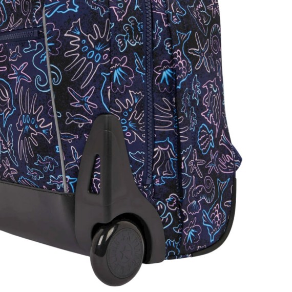 Mochila Escolar com Rodas KIPLING Giorno Disco Fish | Ref. 187.KI53684FK