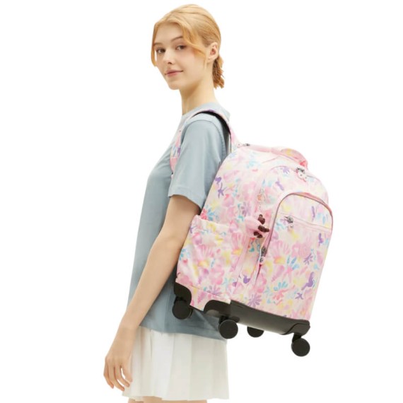 Mochila Escolar com Rodas KIPLING New Zea Aqua Sea | Ref. 187.KI46744ES