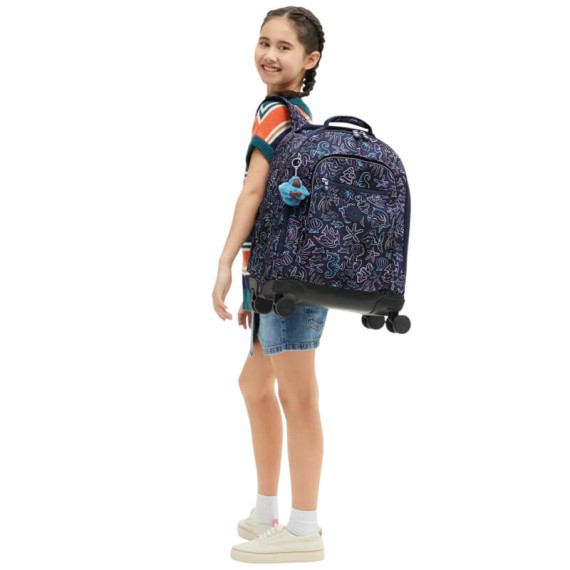 Mochila Escolar com Rodas KIPLING New Zea Disco Fish | Ref. 187.KI46744FK