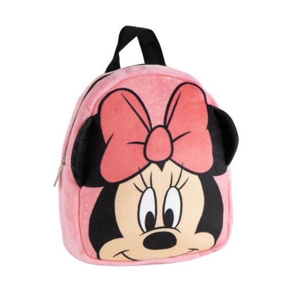 Mochila Infantil Peluche 22cm MINNIE Rosa | Ref. 299.2100005833