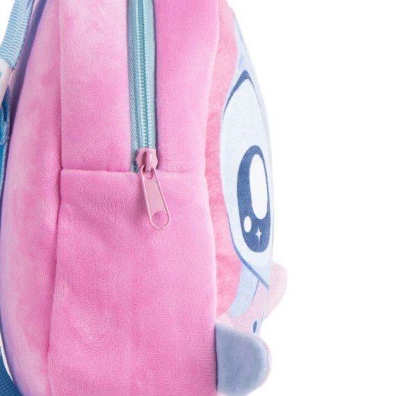 Mochila Infantil Peluche 22cm STITCH Rosa | Ref. 299.2100005838