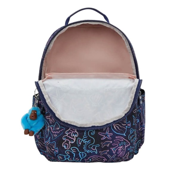 Mochila p/ Portátil 15” KIPLING Seoul College Extra Disco Fish | Ref. 187.40KI61014FK