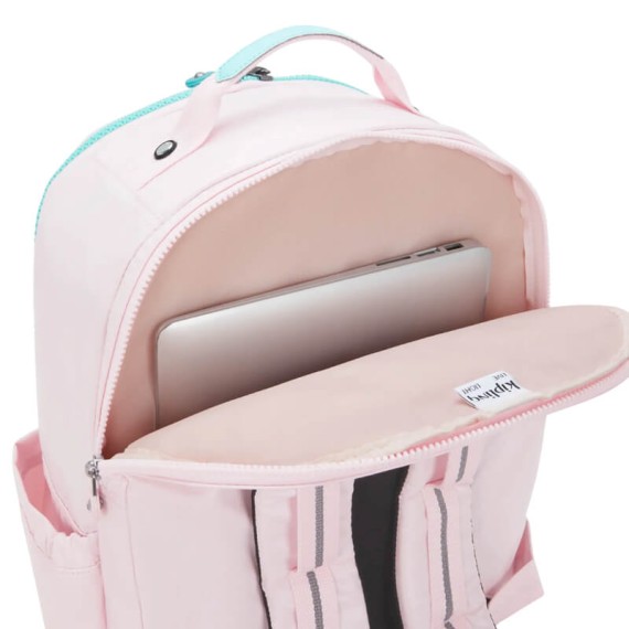 Mochila p/ Portátil 15” KIPLING Seoul College Extra Sea Pink Met | Ref. 187.KI351452J