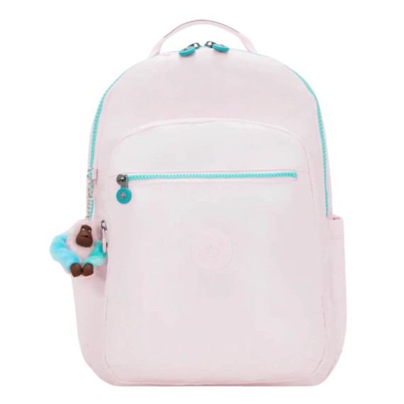 Mochila p/ Portátil 15” KIPLING Seoul College Extra Sea Pink Met | Ref. 187.KI351452J