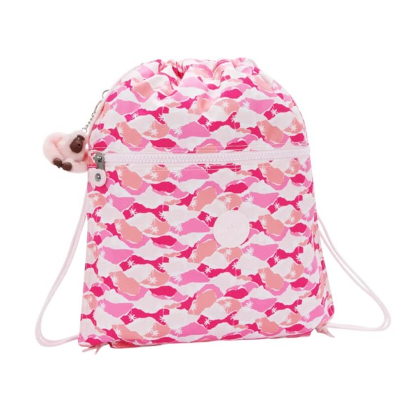 Mochila Saco KIPLING Supertaboo Pink Palm | Ref. 187.KI56371BV