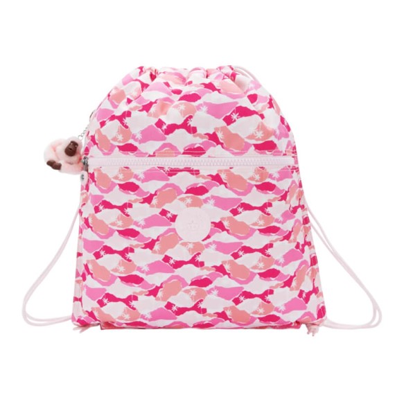 Mochila Saco KIPLING Supertaboo Pink Palm | Ref. 187.KI56371BV