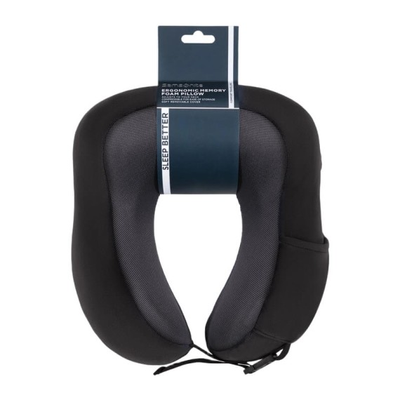 SAMSONITE Almofada Ergonómica Viscoelástica TA Revolution Preta | Ref. 92.155601-1041