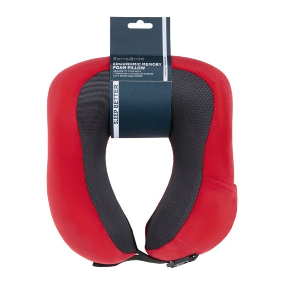SAMSONITE Almofada Ergonómica Viscoelástica TA Revolution Vermelha | Ref. 92.155601-1726