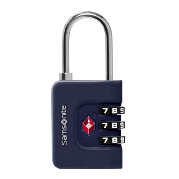 SAMSONITE Cadeado c/ Código 3 Dígitos TSA TA Revolution Azul | Ref. 92.155577-1549