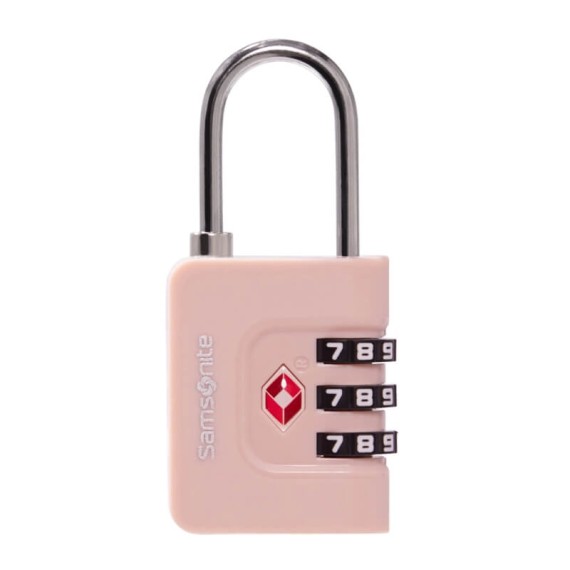 SAMSONITE Cadeado c/ Código 3 Dígitos TSA TA Revolution Rosa | Ref. 92.155577-1751