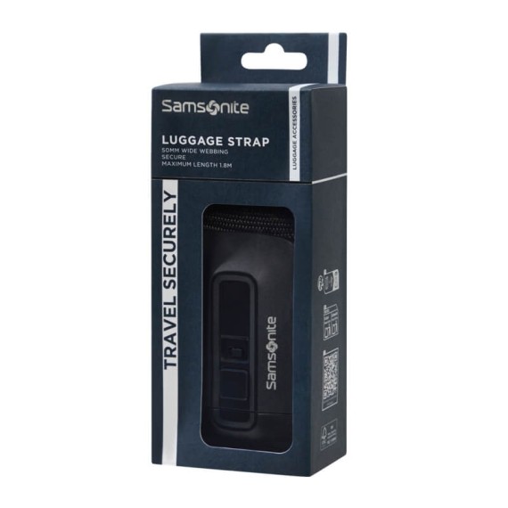 SAMSONITE Cinta para Mala de Viagem 50mm TA Revolution Preto | Ref. 92.155590-1041