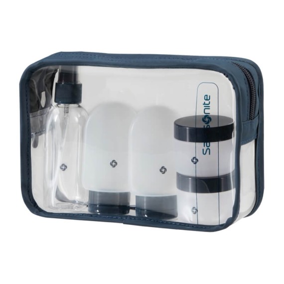 SAMSONITE Conjunto de 5 Frascos para Viagem TA Revolution Azul | Ref. 92.155569-1549