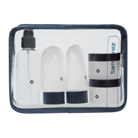 SAMSONITE Conjunto de 5 Frascos para Viagem TA Revolution Azul | Ref. 92.155569-1549