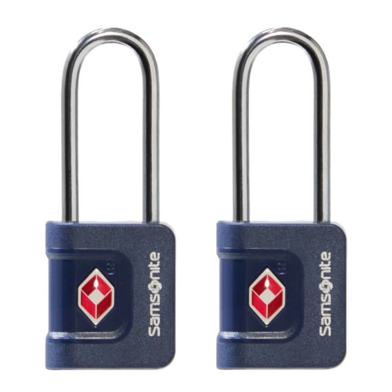 SAMSONITE Conjunto Cadeados com Chave TSA TA Revolution Azul | Ref. 92.155578-1549