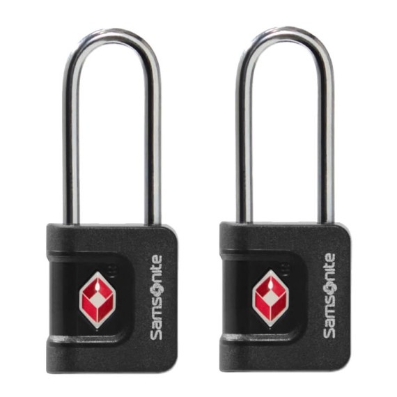 SAMSONITE Conjunto Cadeados com Chave TSA TA Revolution Preto | Ref. 92.155578-1041