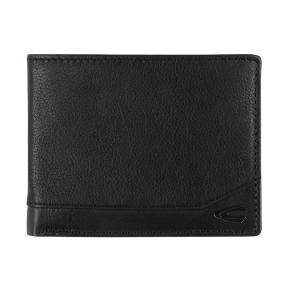 CAMEL ACTIVE Carteira Horizontal c/ Porta-Moedas Stone Preta | Ref. 91.11811