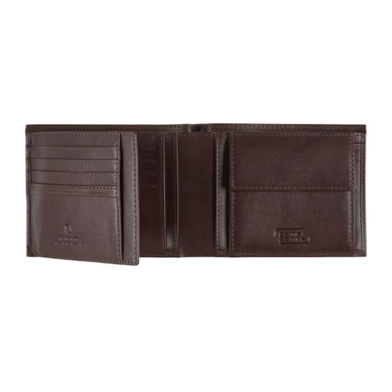 CAMEL ACTIVE Carteira Horizontal c/ Porta-Moedas Wood Castanha | Ref. 91.11806