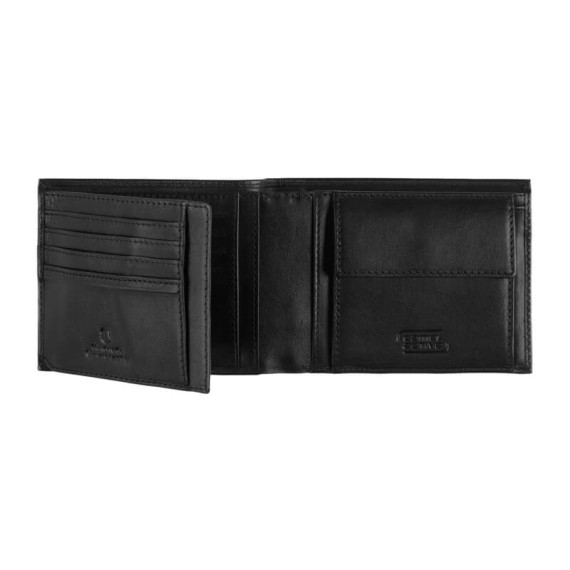 CAMEL ACTIVE Carteira Horizontal c/ Porta-Moedas Wood Preta | Ref. 91.11805