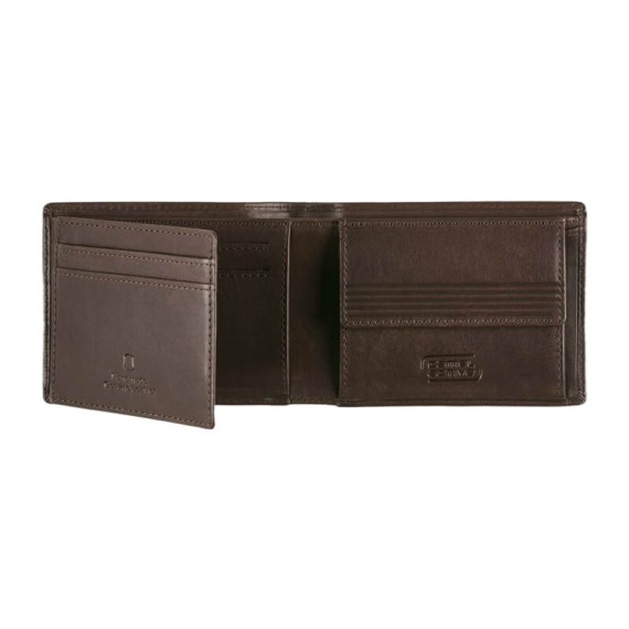 CAMEL ACTIVE Carteira Jeans c/ Porta-Moedas Cliff Castanha | Ref. 91.11789