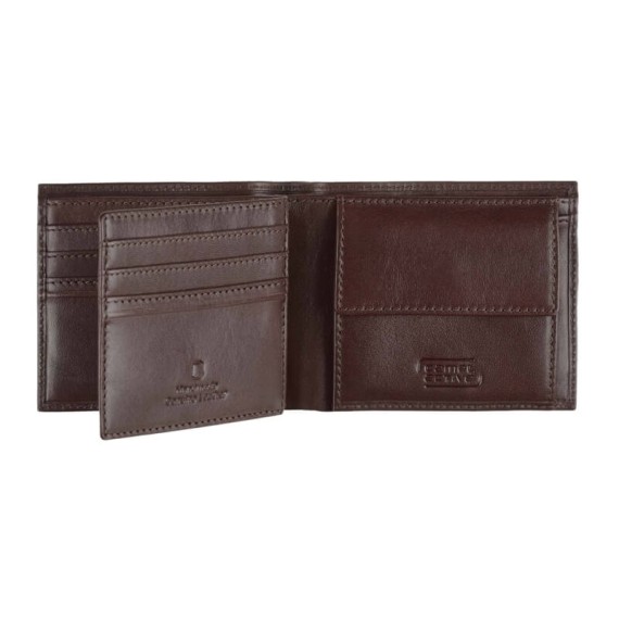 CAMEL ACTIVE Carteira Jeans c/ Porta-Moedas Wood Castanha | Ref. 91.11802