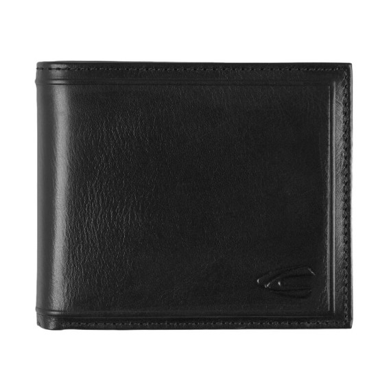 CAMEL ACTIVE Carteira Jeans c/ Porta-Moedas Wood Preta | Ref. 91.11801