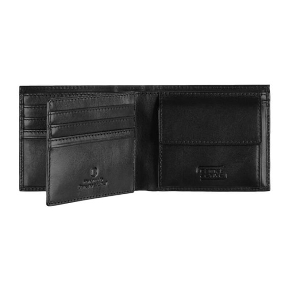 CAMEL ACTIVE Carteira Jeans c/ Porta-Moedas Wood Preta | Ref. 91.11801