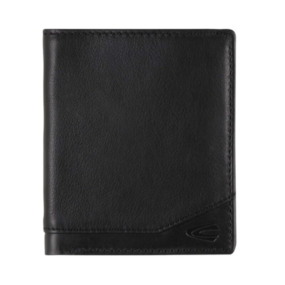 CAMEL ACTIVE Carteira Vertical c/ Porta-Moedas Stone Preta | Ref. 91.11809